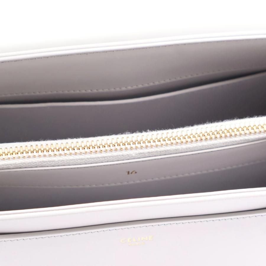 CELINE（セリーヌ） セーズ 16 スモール グレー ゴールド金具 2WAY