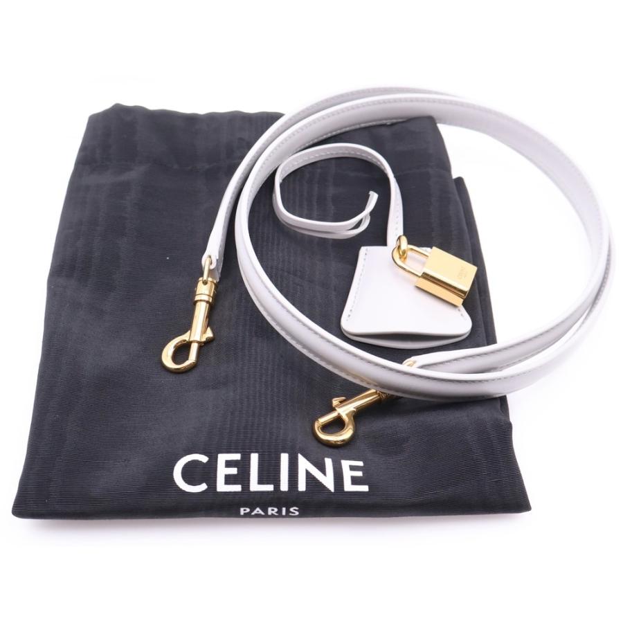 CELINE（セリーヌ） セーズ 16 スモール グレー ゴールド金具 2WAY