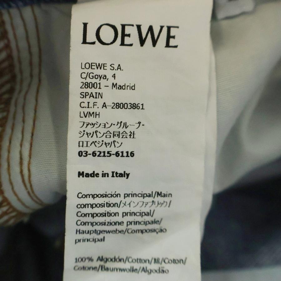 LOEWE（ロエベ） アナグラム クロップド ジーンズ デニム パンツ