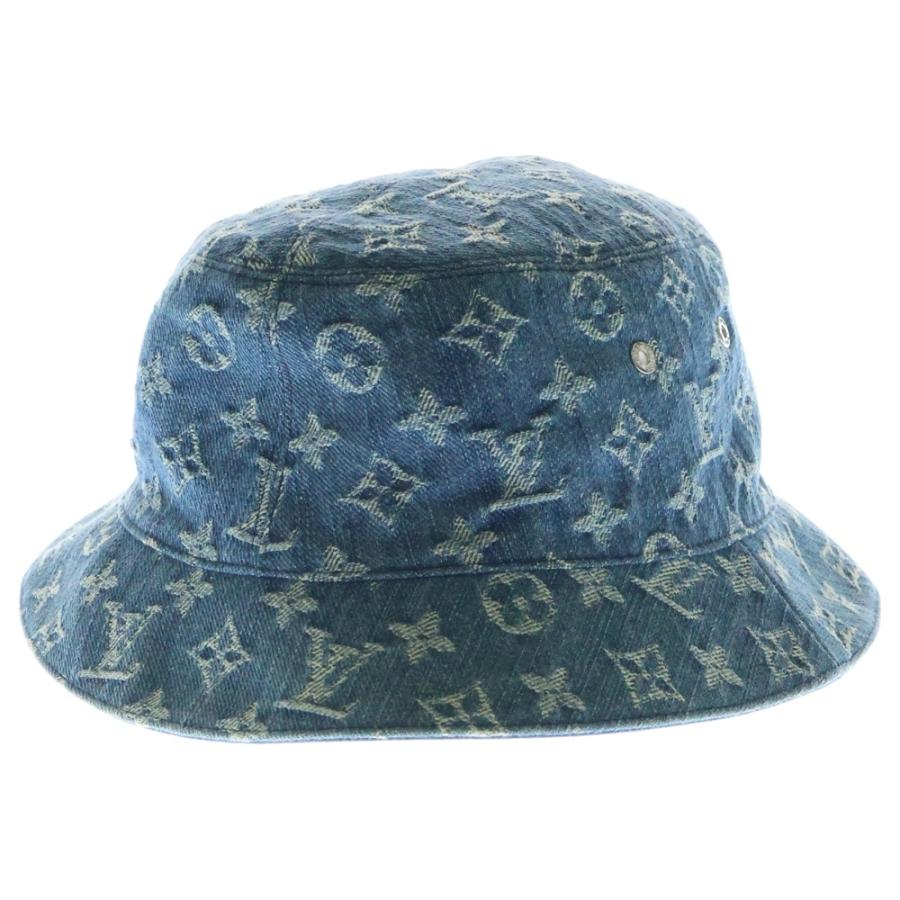 Louis Vuitton バケットハット デニムブルー LOUIS VUITTON（ルイ・ヴィトン） モノグラム リバーシブル デニム