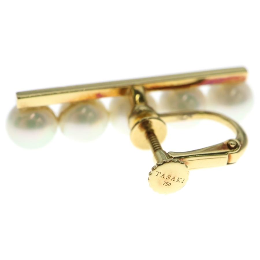 ★po-ko再出品★TASAKI パランスプラス イエローゴールド TASAKI（タサキ） バランス プラス パール付イヤリング K18YG イエロー