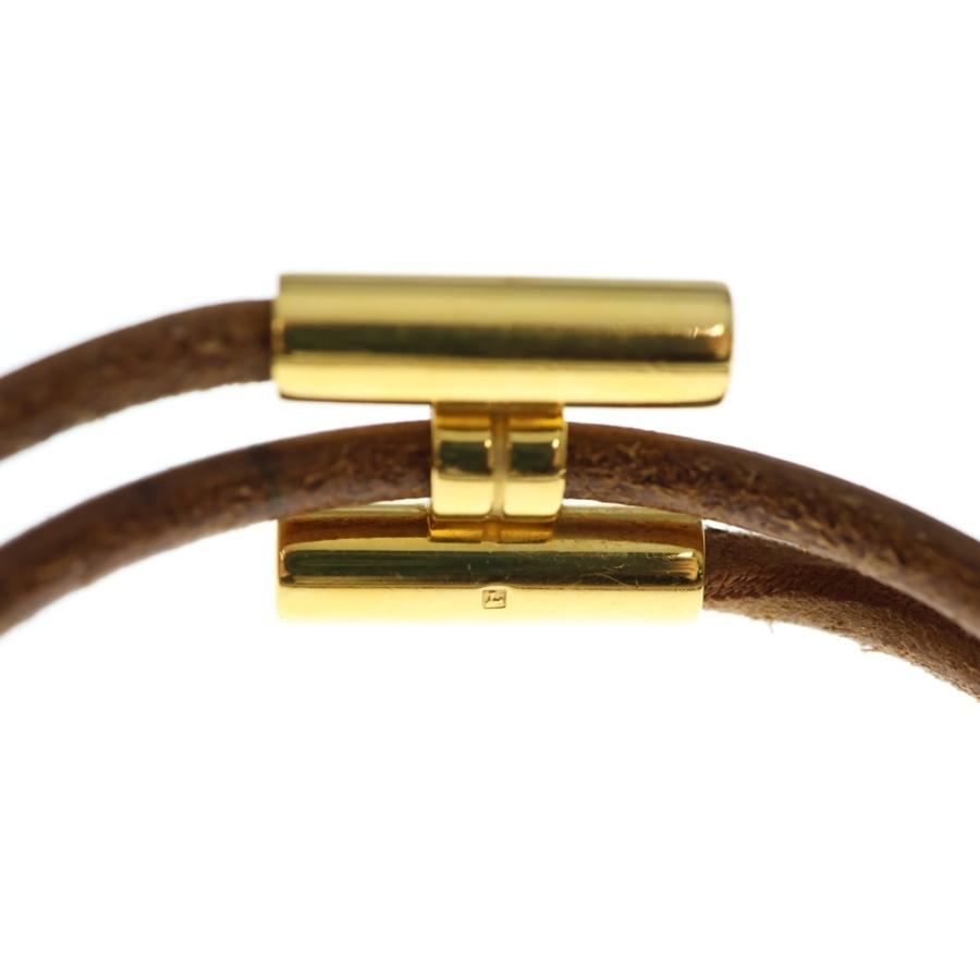 HERMES（エルメス） トゥルニス バングル ブレスレット ブラウン