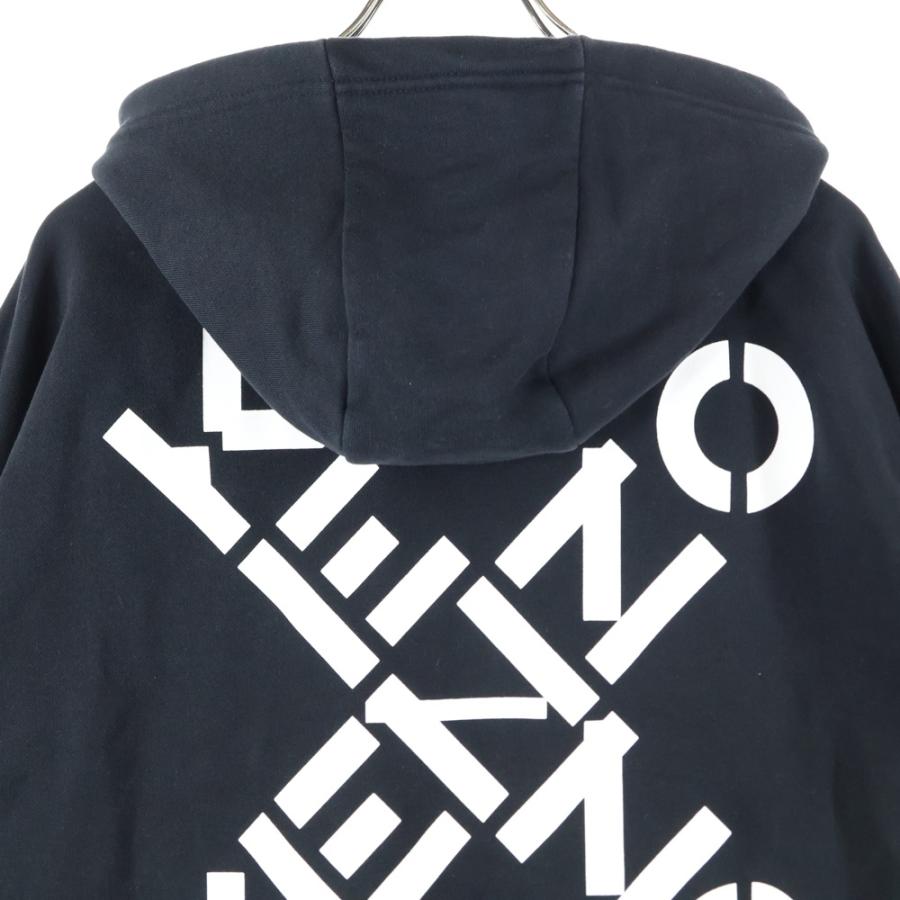 KENZO（ケンゾー） バック クロスロゴ プリント プルオーバー 