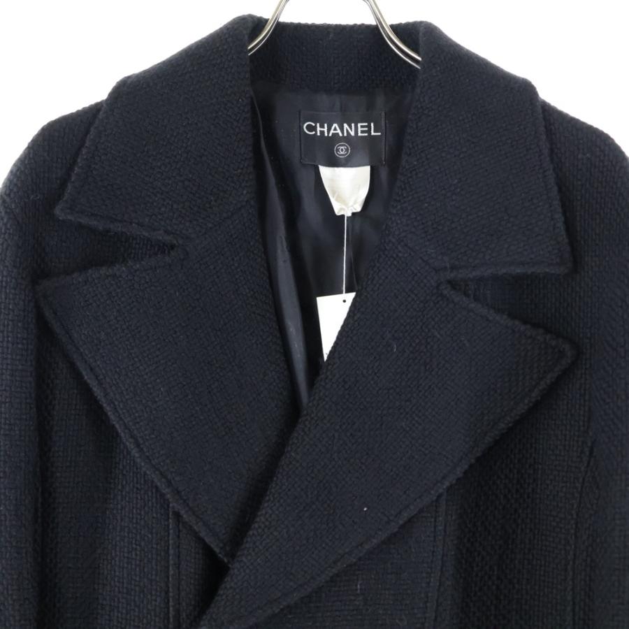 CHANEL（シャネル） ロゴボタン アンゴラ混 ウール ツイード ダブル