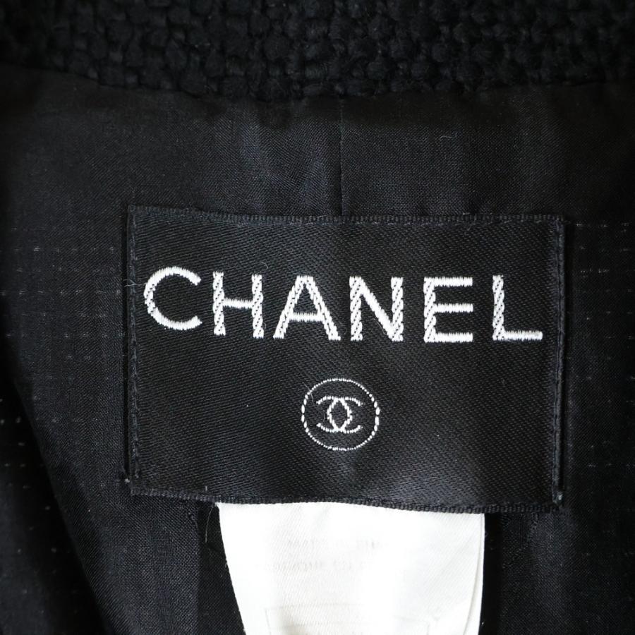 CHANEL（シャネル） ロゴボタン アンゴラ混 ウール ツイード ダブル