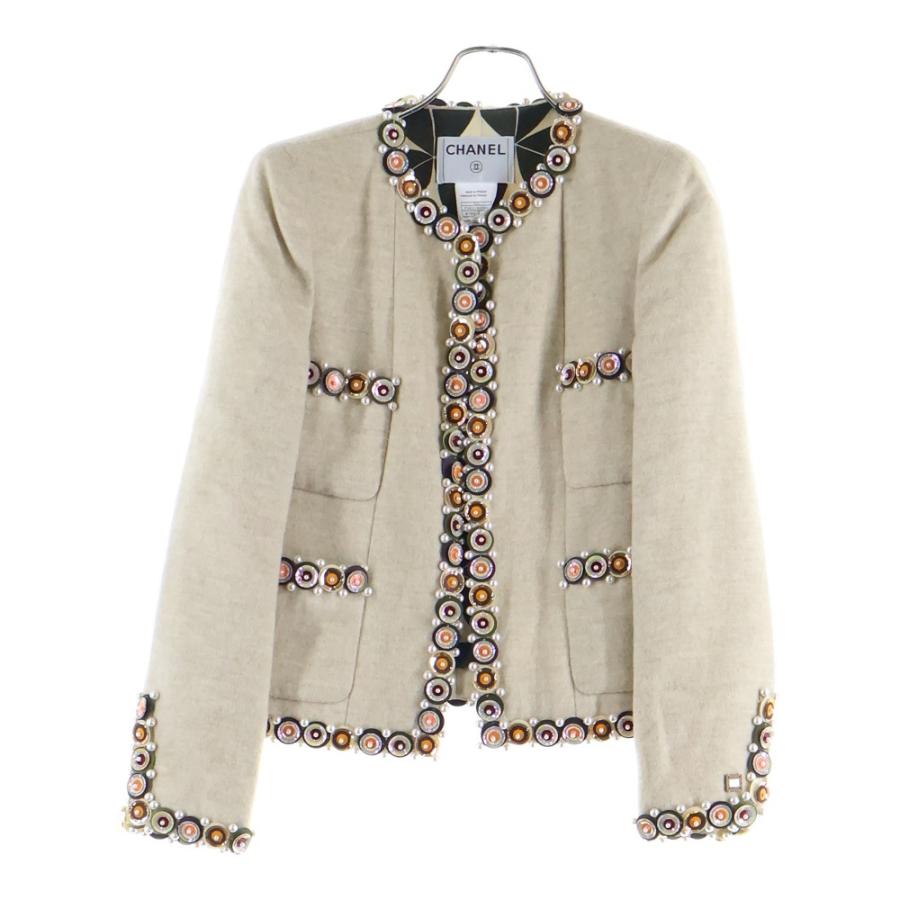 CHANEL（シャネル） 01AW ココマークウッドプレート パール