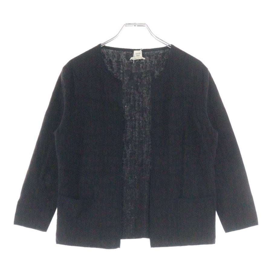 HERMES（エルメス） Hロゴ総柄ジャガード カシミヤ クルーネック