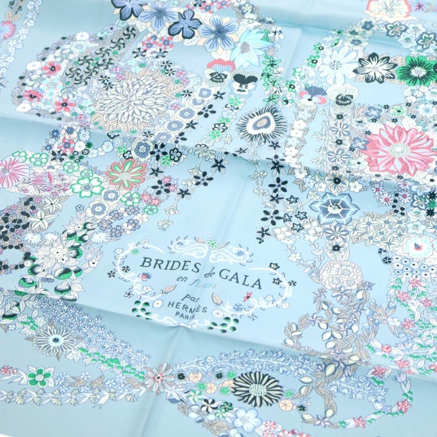 HERMES（エルメス） カレ90 Bride de gala en fleurs ブリッド・ドゥ