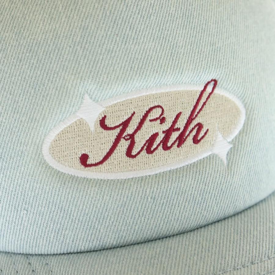 KITH（キス） Logo Denim Nolan Trucker Cap ロゴナイロントラッカー