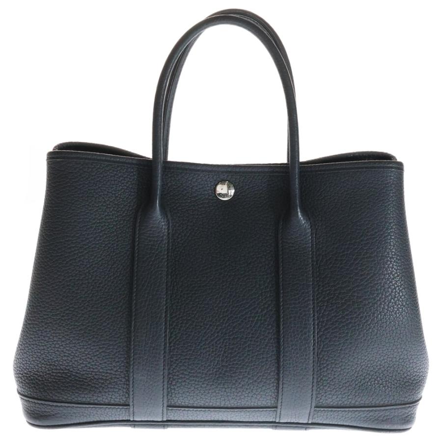 エルメス ガーデンパーティ PM トートバッグ ブラック　ハンドバッグ　バッグ HERMES（エルメス） ガーデンパーティTPM ブラック ネゴンダ
