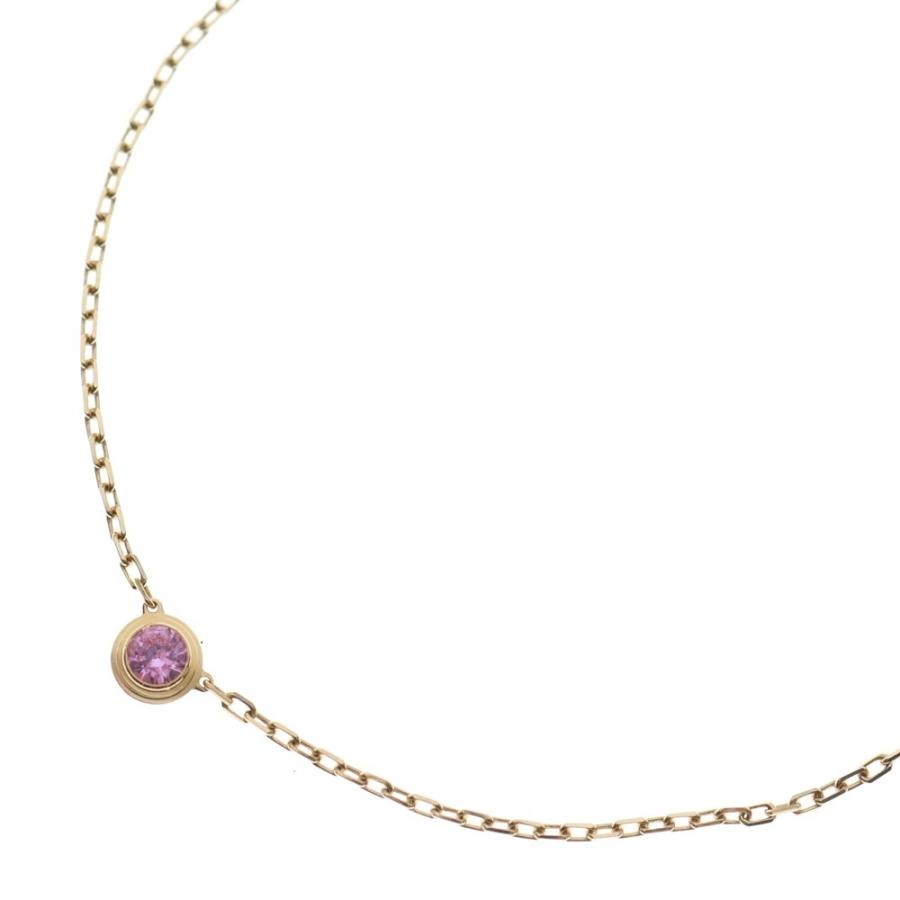 Cartier（カルティエ） ダムール ピンクサファイヤ ネックレス Au750 