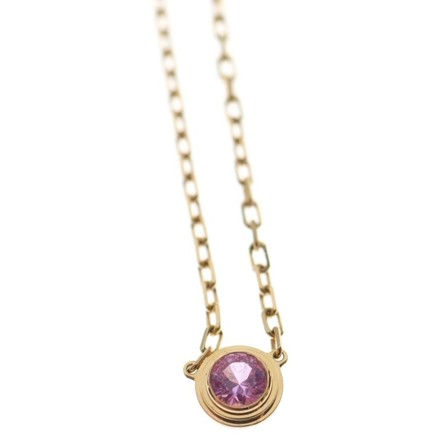 Cartier（カルティエ） ダムール ピンクサファイヤ ネックレス Au750 