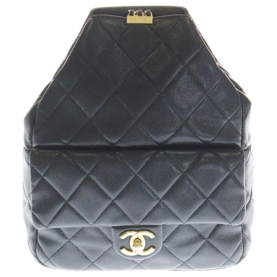 CHANEL（シャネル） チェーンショルダー バックパック キャビアスキン