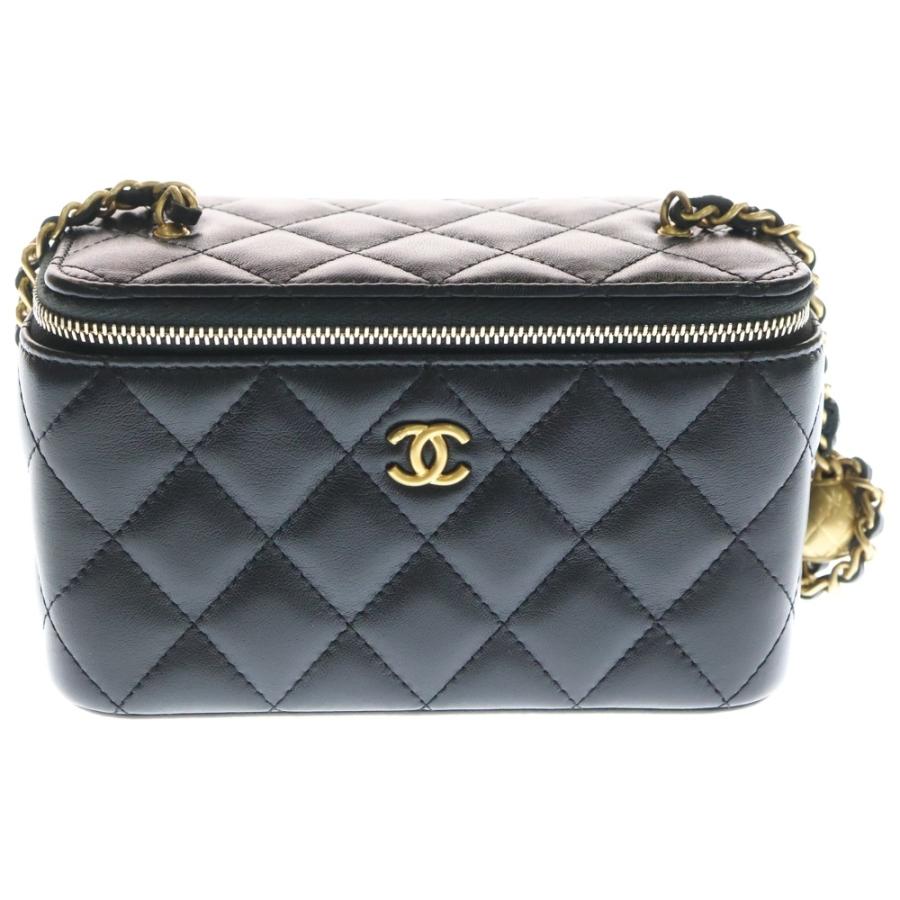 CHANEL（シャネル） バニティ ココマーク ラムスキン レザーチェーン