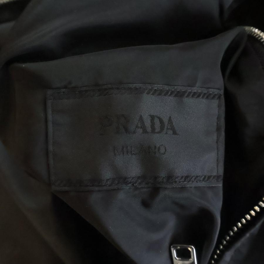 PRADA（プラダ） 三角ロゴ ナイロンジャケット リバーシブル ブラック