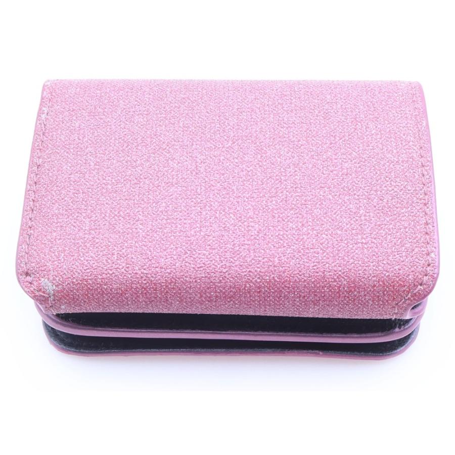 BALENCIAGA（バレンシアガ） コンパクトウォレット ピンク ラメ 593813 
