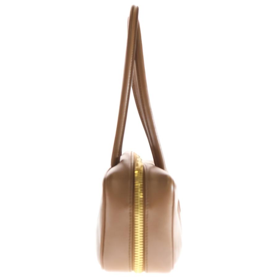 miumiu ミュウミュウ ボー スモール ハンドバッグ ミニバッグ ブラウン