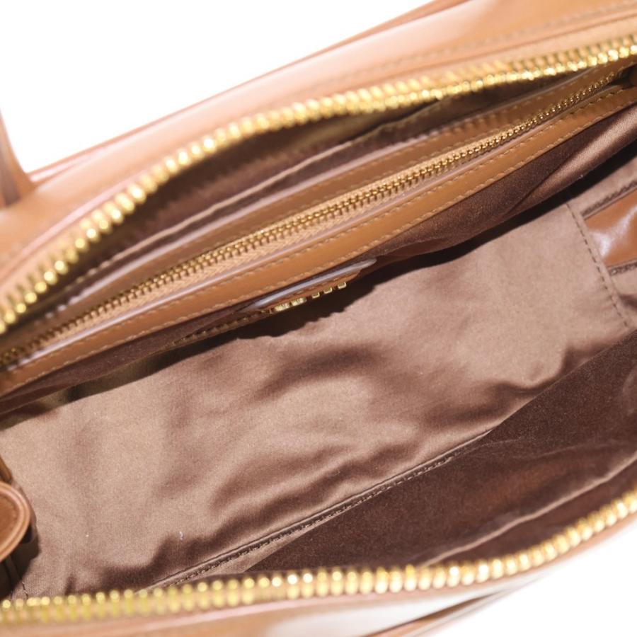 miumiu ミュウミュウ ボー スモール ハンドバッグ ミニバッグ ブラウン