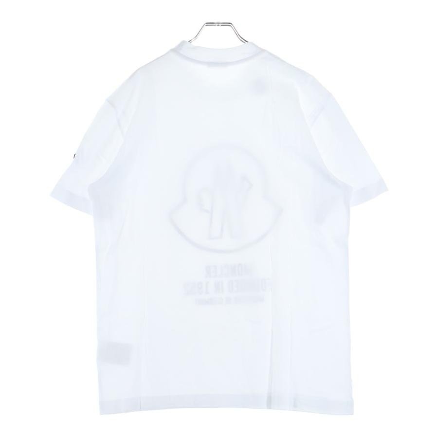 MONCLER モンクレール　Tシャツ　ロゴプリント　S ホワイト　白 MONCLER - 【MONCLER】モンクレールロゴ Tシャツ ホワイト の通販 by