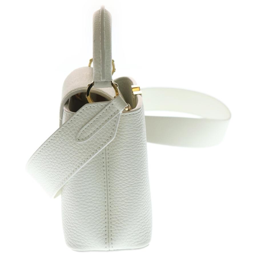 LOUIS VUITTON ルイヴィトン カプシーヌ MINI トリヨン レザー 2WAY ハンド ショルダーバッグ ゴールド金具 ホワイト M24733 LOUIS VUITTON（ルイ・ヴィトン） カプシーヌ MINI トリヨン レザー