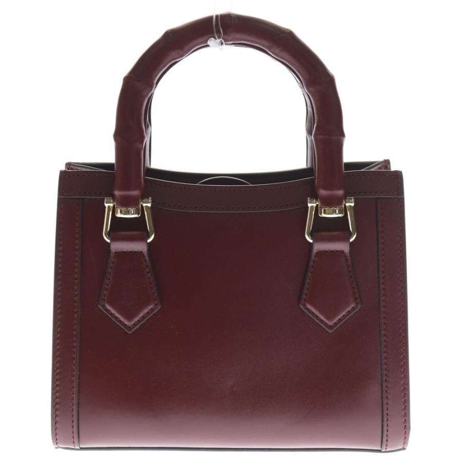 GUCCI（グッチ） ダイアナ GGマーモント バンブー レザー 2WAY ハンド