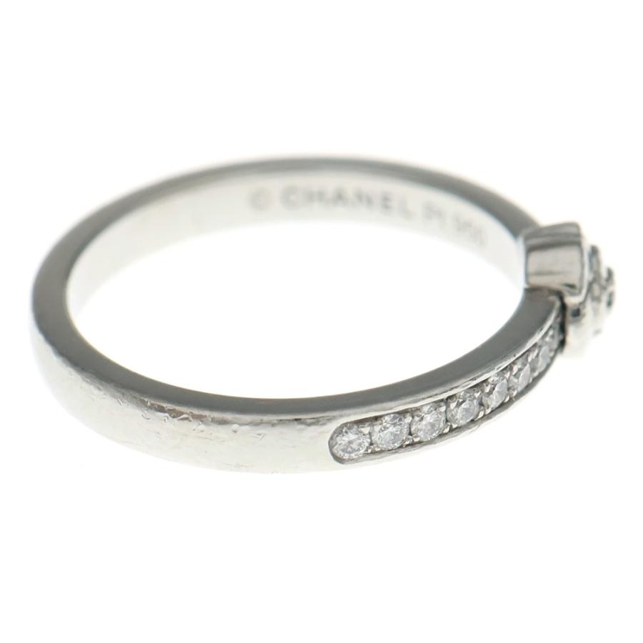 CHANEL（シャネル） カメリア ダイヤリング Pt950 プラチナ J11885