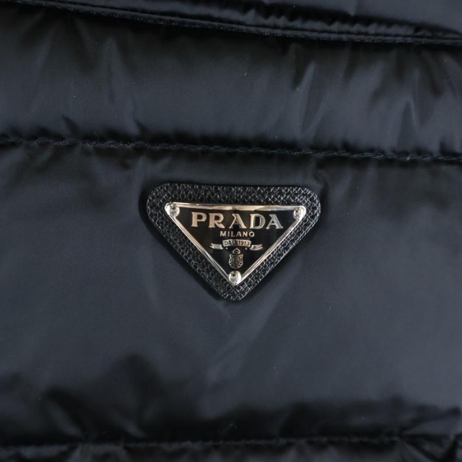 PRADA（プラダ） トライアングルロゴ ダウン ベストブラック 290546
