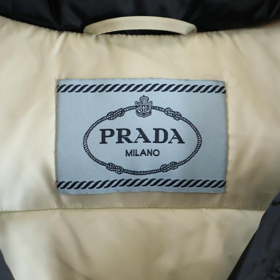 PRADA（プラダ） トライアングルロゴ ダウン ベストブラック 290546