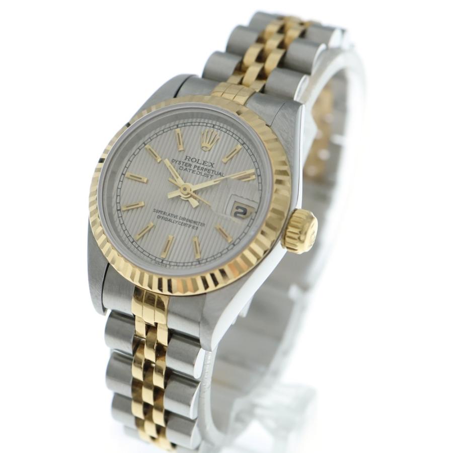 ROLEX（ロレックス） 69173 デイトジャスト タペストリー文字盤 SS×YG