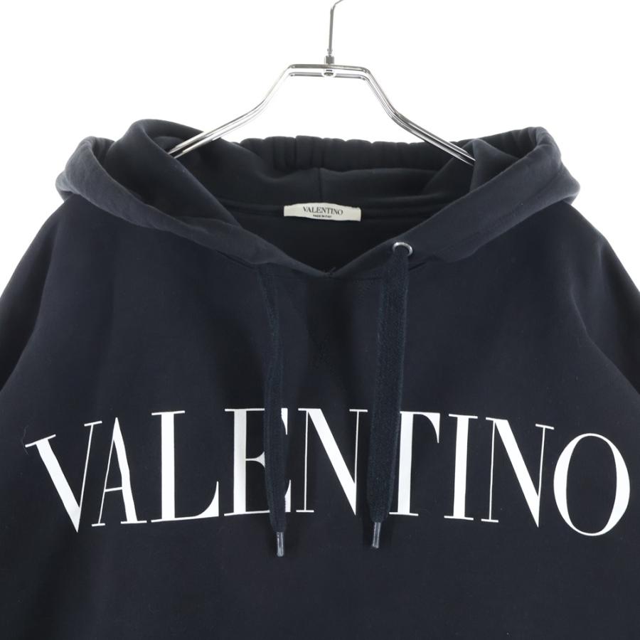 VALENTINO（ヴァレンティノ） ロゴプリント プルオーバー長袖パーカー 