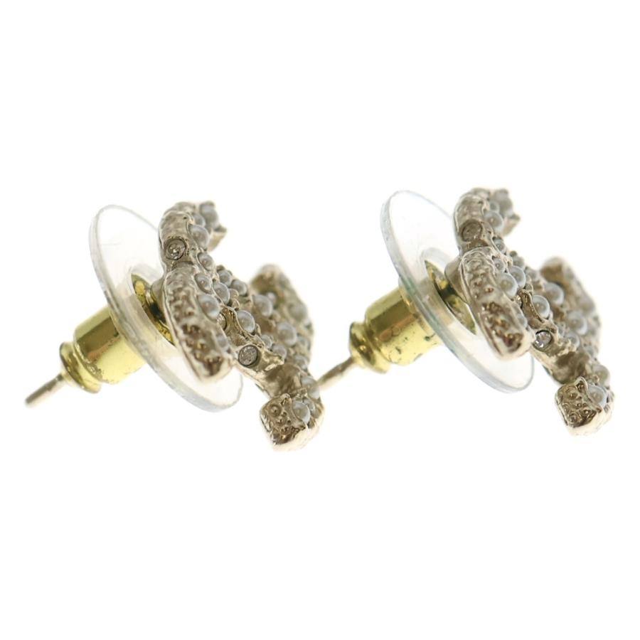 CHANEL（シャネル） ココマーク フェイクパール ピアス ゴールド GP