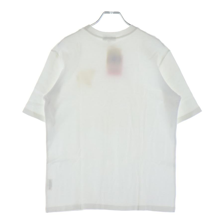 HERMES（エルメス） ロゴ刺繍 クルーネック 半袖Tシャツ カットソー