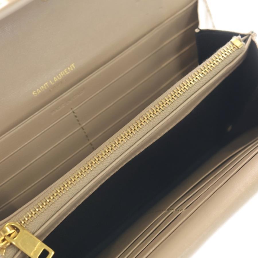 SAINT LAURENT PARIS サンローランパリ カサンドラ 二つ折り長財布