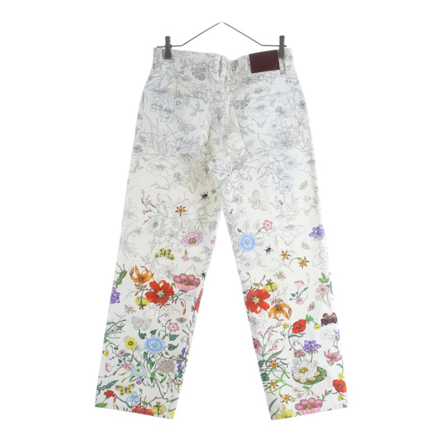 GUCCI（グッチ） フローラプリント パンツ ホワイト 812233 XDDC7 