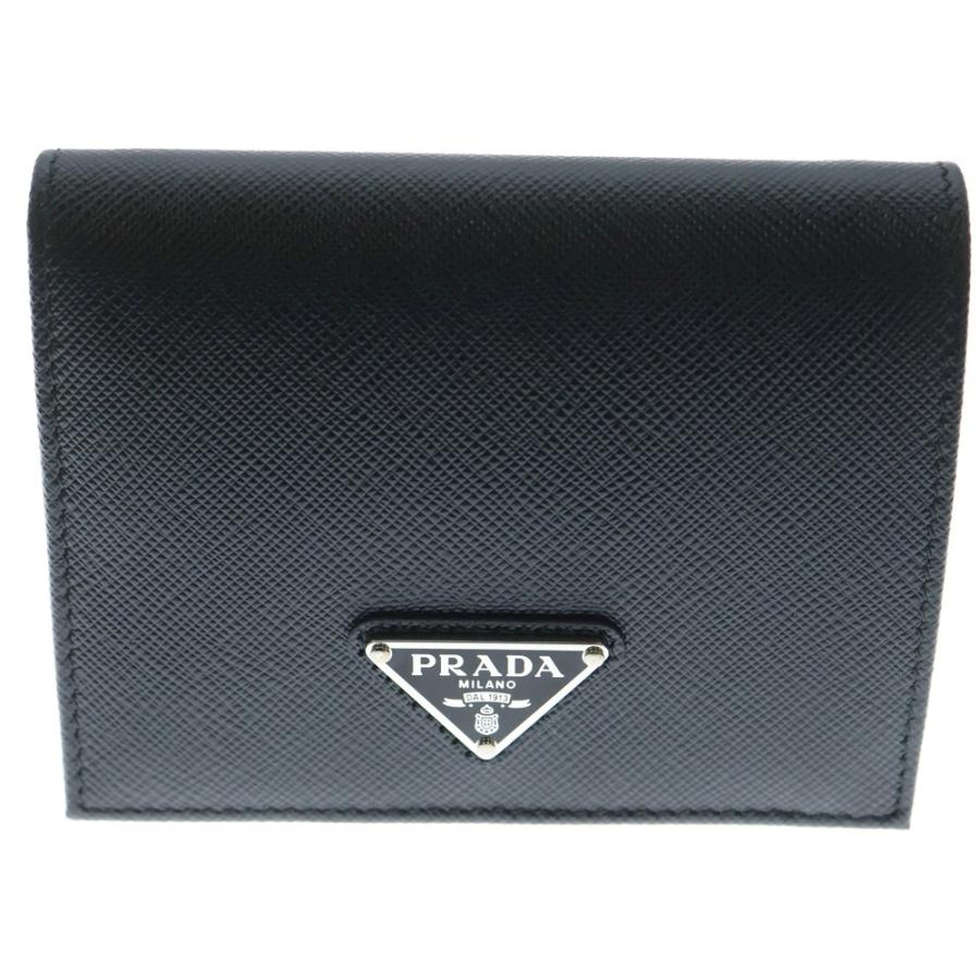 PRADA（プラダ） サフィアーノ トライアングル ロゴ 二つ折り財布