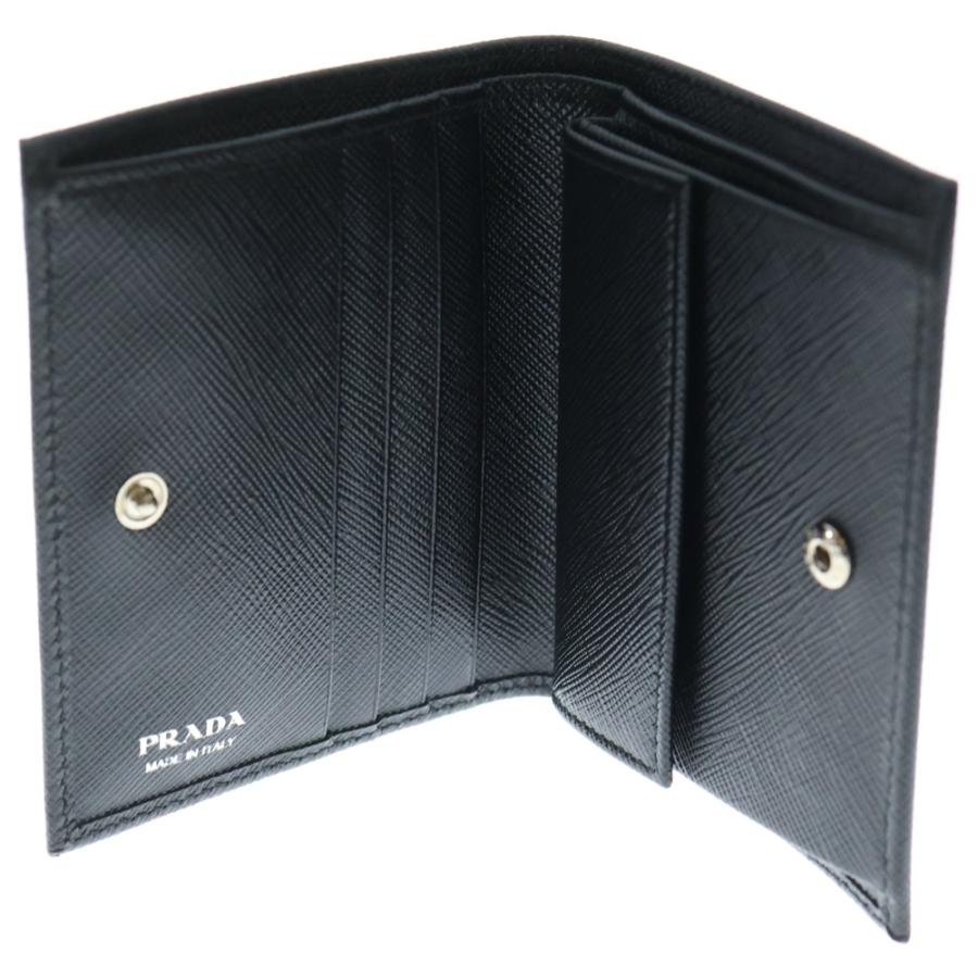 PRADA（プラダ） サフィアーノ トライアングル ロゴ 二つ折り財布