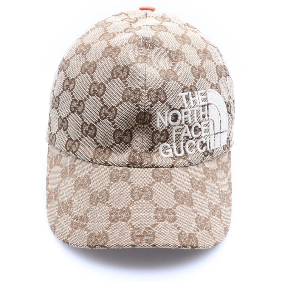 GUCCI（グッチ） ノースフェイスコラボ GGシグネチャー ベースボール