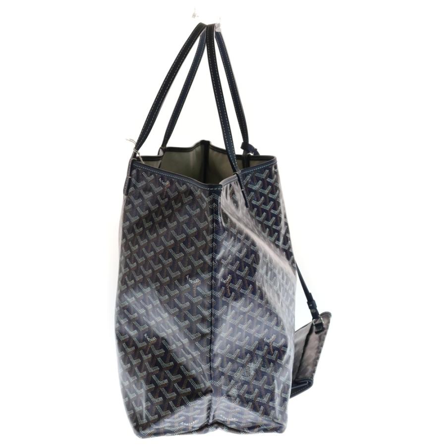 GOYARD（ゴヤール） サンルイGM トートバッグ ブルー PVC×レザー