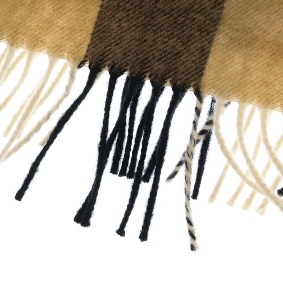 BURBERRY バーバリー ノバチェック総柄 カシミヤ フリンジマフラー ベージュ 4031079 BURBERRY（バーバリー） ノバチェック総柄 カシミヤ フリンジマフラー