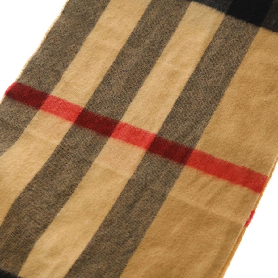 BURBERRY バーバリー ノバチェック総柄 カシミヤ フリンジマフラー ベージュ 4031079 BURBERRY（バーバリー） ノバチェック総柄 カシミヤ フリンジマフラー