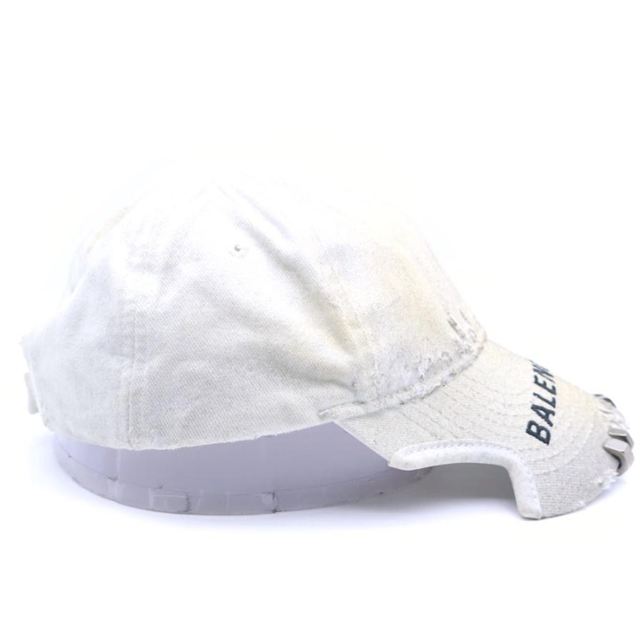BALENCIAGA バレンシアガ PIERCING CAP ピアス キャップ BALENCIAGA - Bal.com front piercing cap / キャップ / コットン