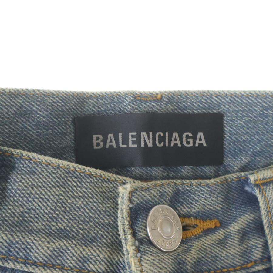 BALENCIAGA（バレンシアガ） ダメージ加工 ストレートデニムパンツ
