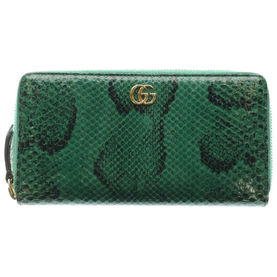 GUCCI（グッチ） GGマーモント ラウンドファスナーロングウォレット 長