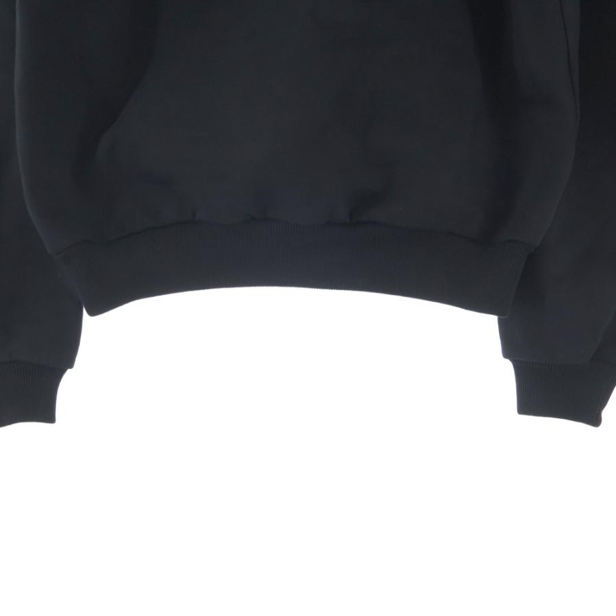BALENCIAGA バレンシアガ キャンペーンロゴプリント プルオーバースウェットパーカー フーディ ブラック BALENCIAGA（バレンシアガ） キャンペーンロゴプリント プルオーバー