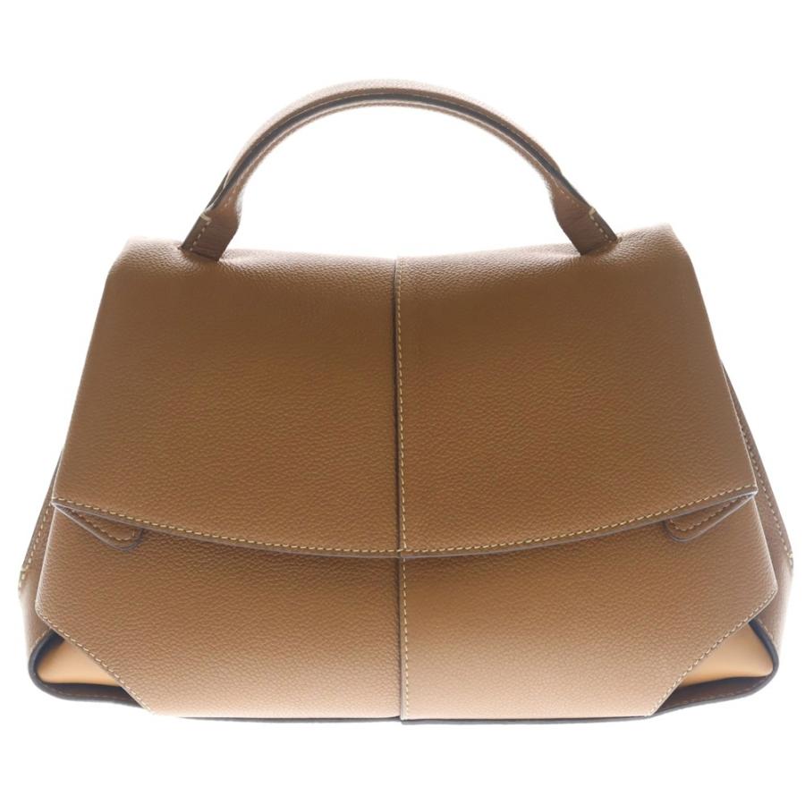 POLENE ポレーヌ モッキ ハンドバッグ ショルダーバッグ ブラウン