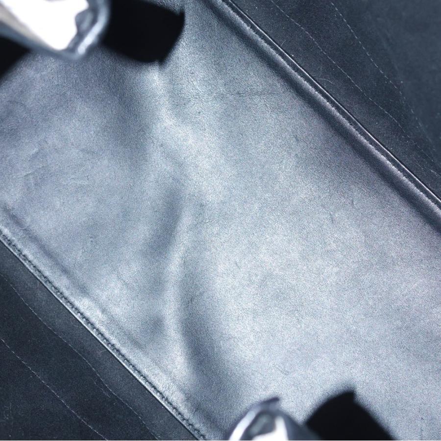 BALENCIAGA バレンシアガ ネイビーカバスM ハンドバッグ 代理石柄 トートバッグ ブラック×ホワイト キャンバス_3