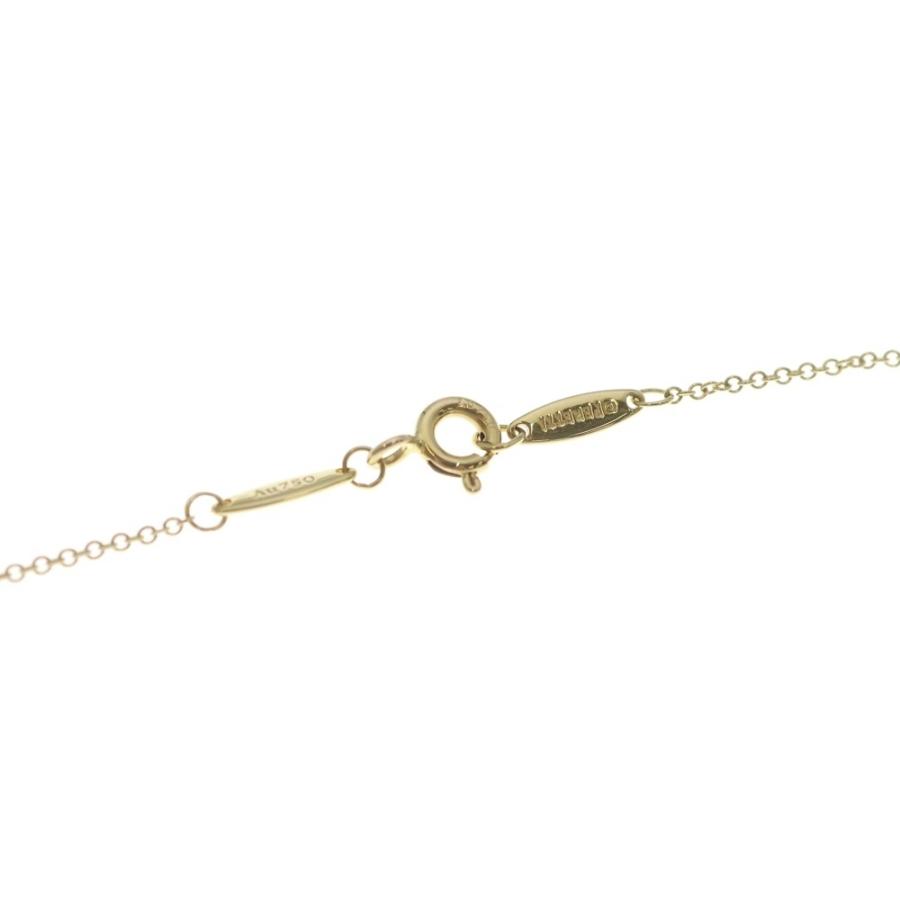 TIFFANY & Co. ティファニー バイザヤード 1Pダイヤ ネックレス ペンダント チェーン ゴールド Au750YG 1.7g