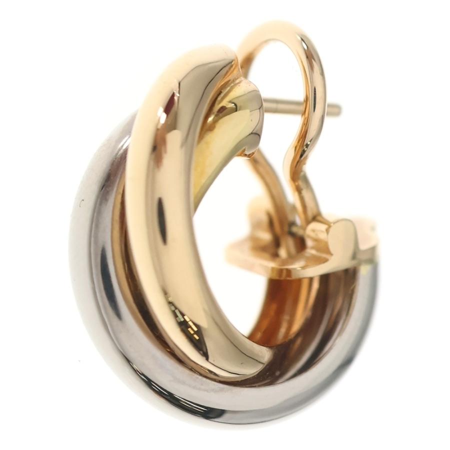 カルティエ　トリニティ クラシック　ピアス750 YG/PG/WG 片方のみ Cartier（カルティエ） トリニティ クラシック ピアス Au750 K18 YG/PG