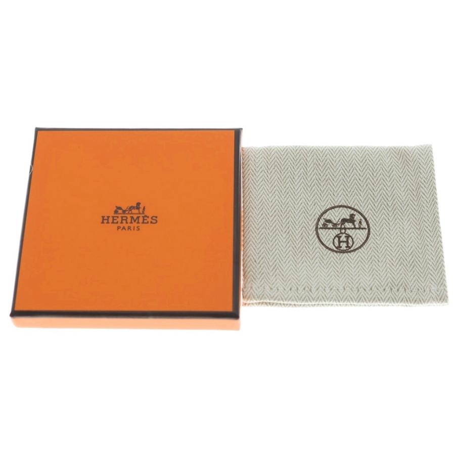 HERMES（エルメス） ユニ バングル ブレスレット ブラック×ゴールド