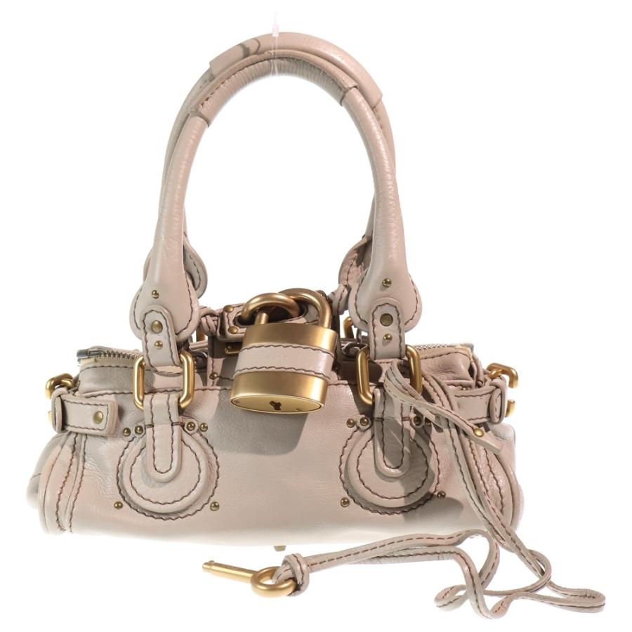 【✨極美品✨】クロエ パディントン ハンドバッグ ミニ ベージュ Chloe（クロエ） パディントン ミニ ハンドバッグ ベージュ レザー